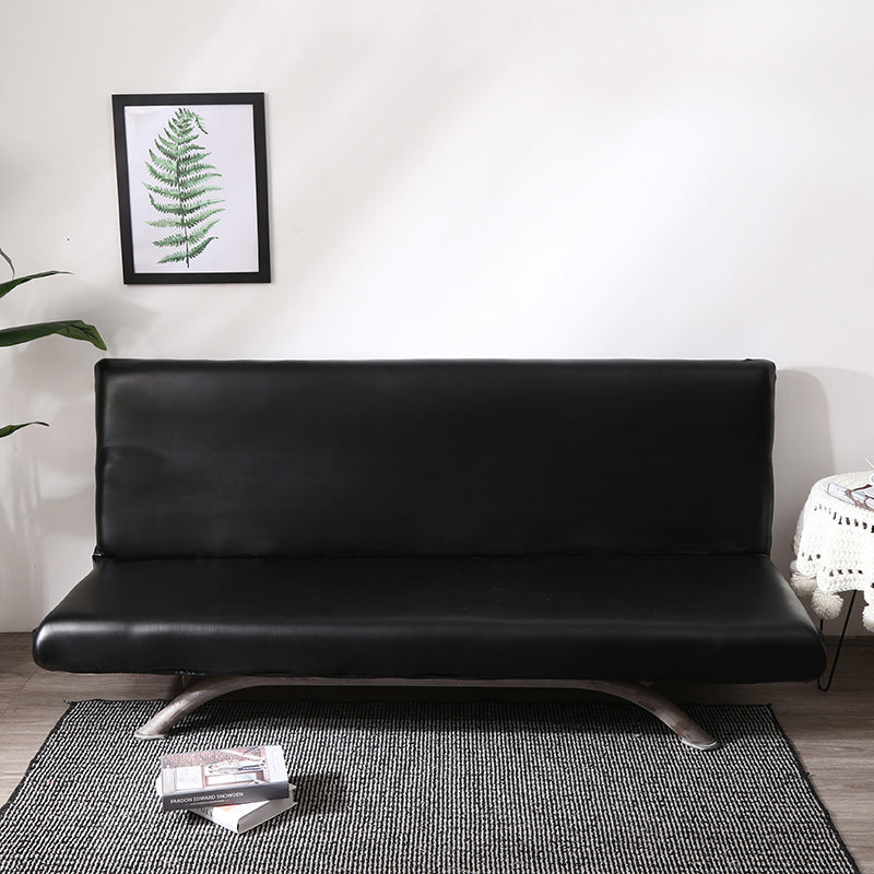 Bezug aus Kunstleder für Klick-Klack-Sofa, Schwarz Onyx, auf einem Klick-Klack-Sofa