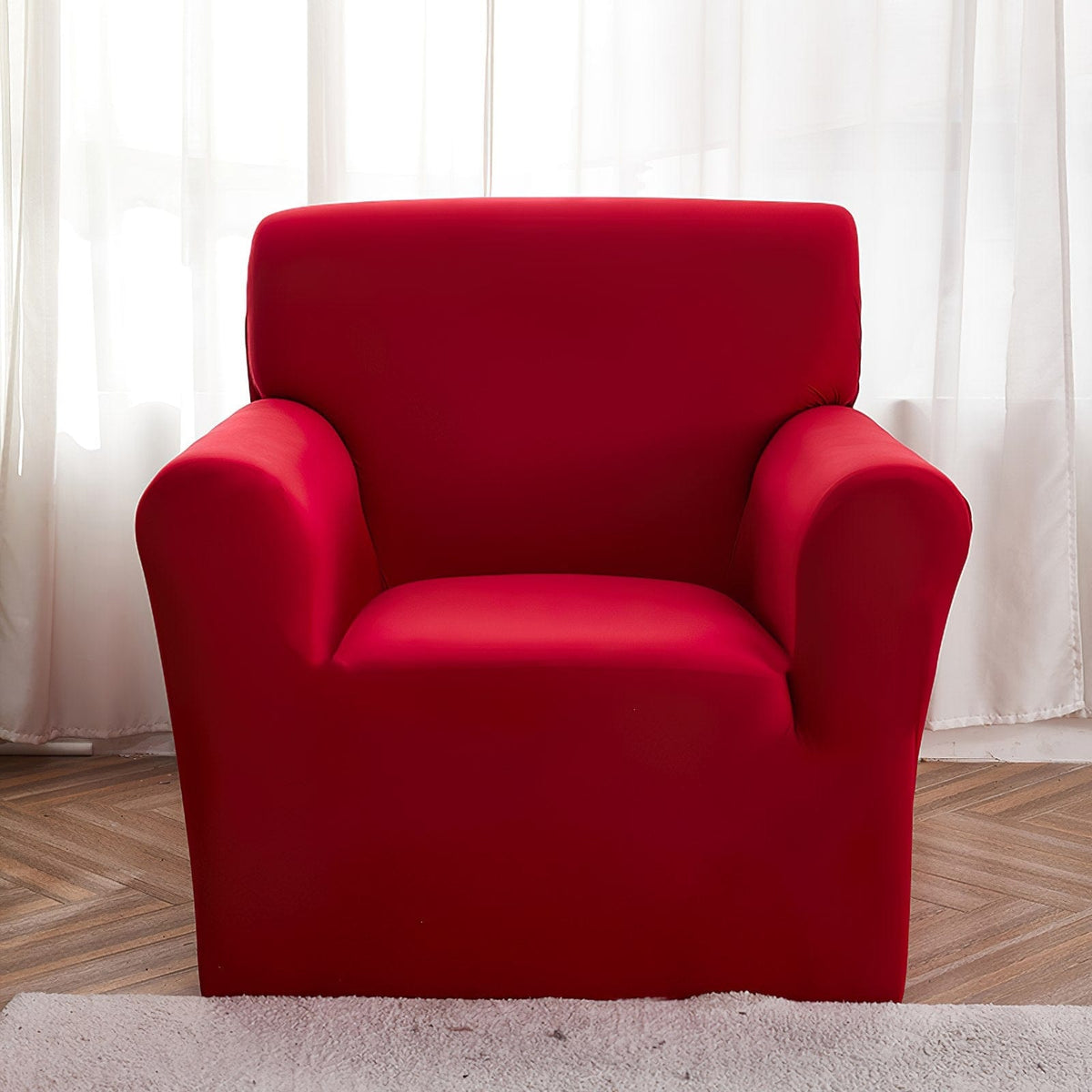 Stretch-Sesselbezug Rot